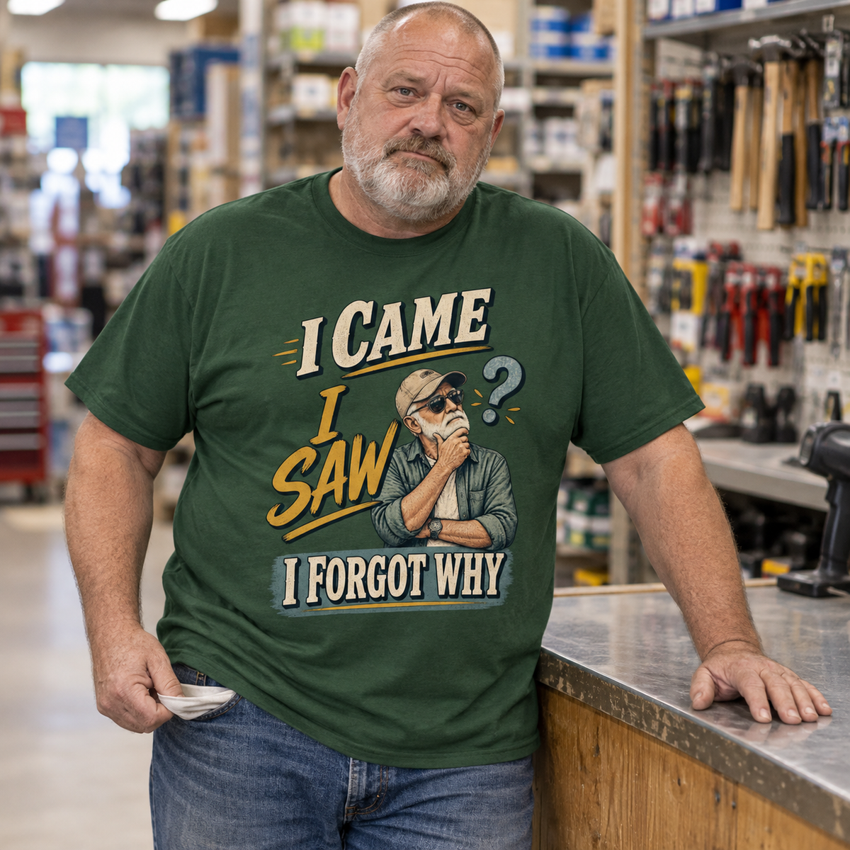 "I Came I Saw I Forgot Why" Vintage T-Shirt