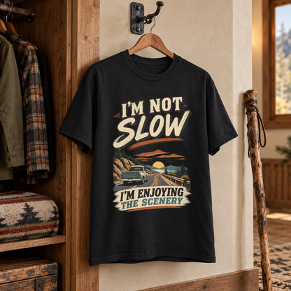 "I'm Not Slow. I'm Enjoying The Scenery" Vintage T-Shirt