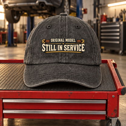 "Original Model. Still In Service" Vintage Washed Cap