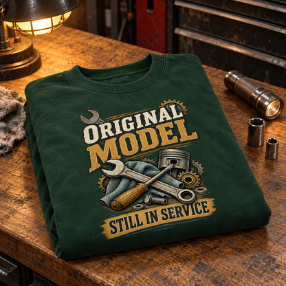 "Original Model. Still In Service" Vintage Sweatshirt