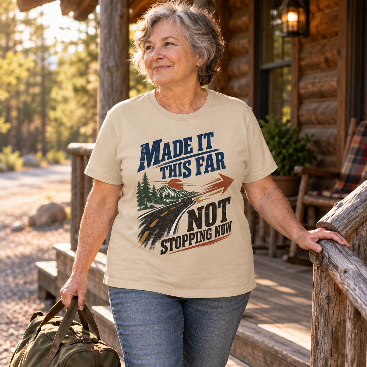 "Made It This Far. Not Stopping Now" Vintage T-Shirt