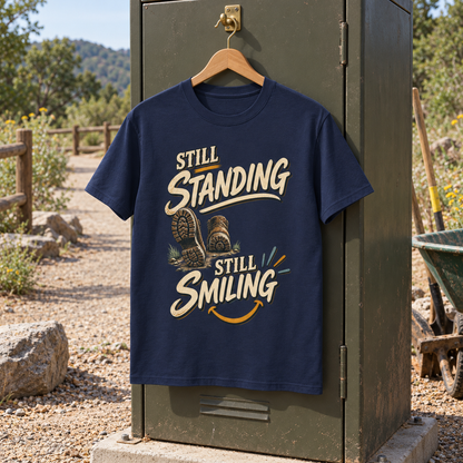 "Still Standing. Still Smiling" Vintage T-Shirt