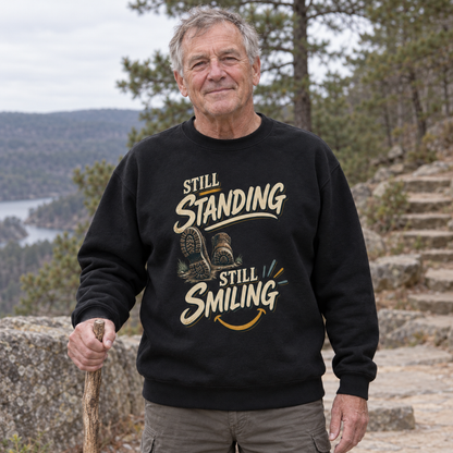"Still Standing. Still Smiling" Vintage Sweatshirt
