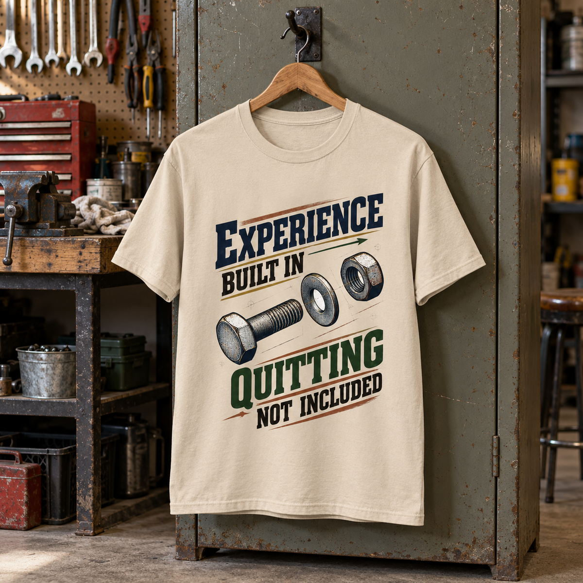 "Experience Built In. Quitting Not Included" Vintage T-Shirt