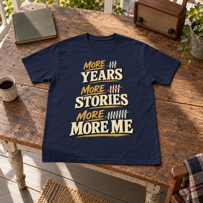 "More Years. More Stories. More Me" Vintage T-Shirt