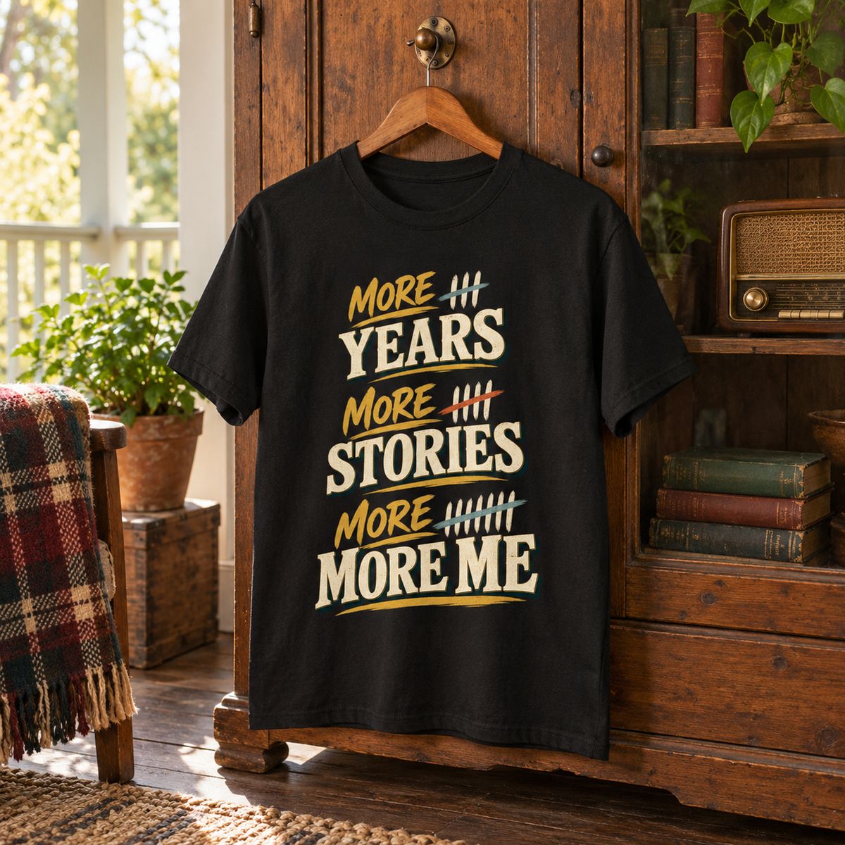 "More Years. More Stories. More Me" Vintage T-Shirt