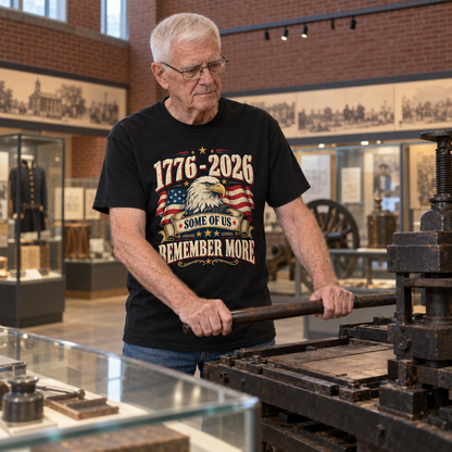 "1776-2026 Some Of Us Remember More" Vintage T-Shirt