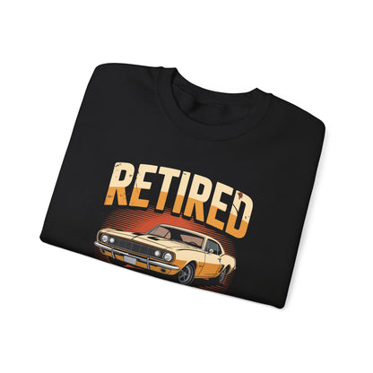 "Retired Outlived My 100,000 Mile Warranty" Vintage Sweatshirt