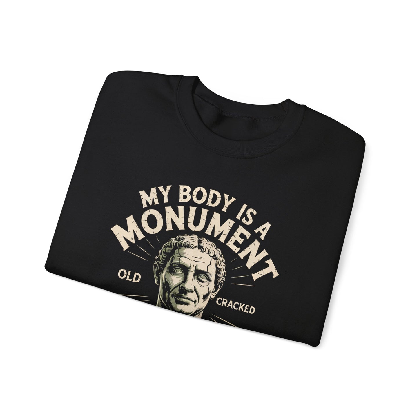 "My Body Is a Monument" Vintage Sweatshirt