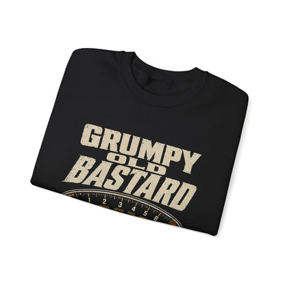 "Grumpy Old Bastard Approach with Caution" Vintage Sweatshirt