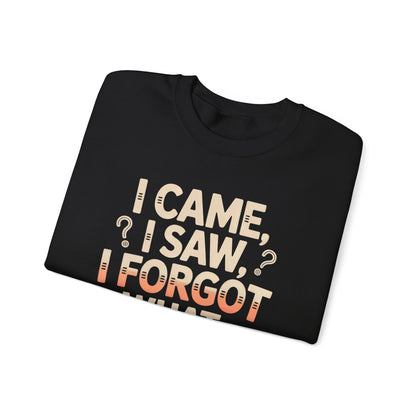 "I Came, I Saw, I Forgot What I Was Doing" Vintage Sweatshirt