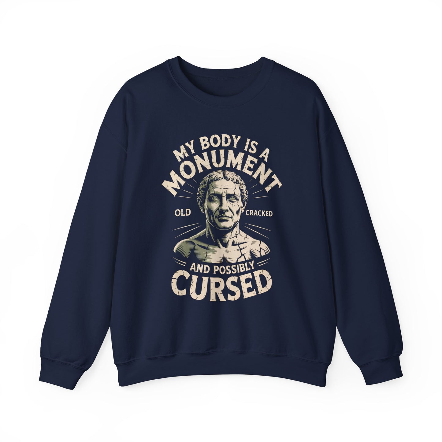 "My Body Is a Monument" Vintage Sweatshirt