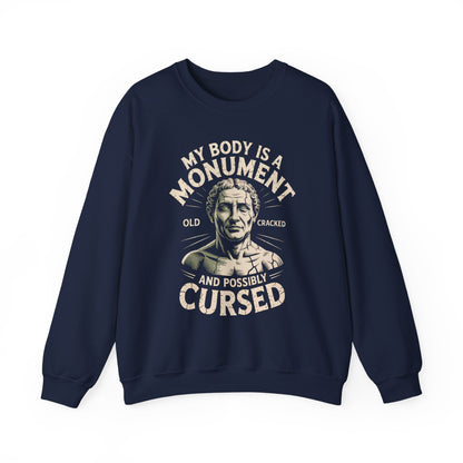 "My Body Is a Monument" Vintage Sweatshirt