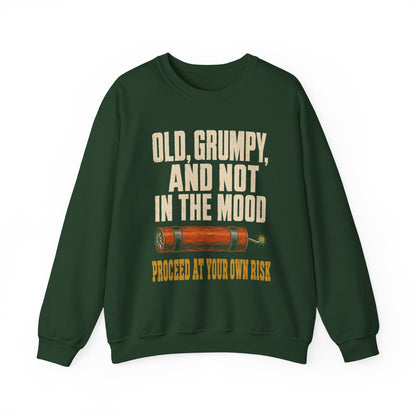 "Old, Grumpy and Not in the Mood" Vintage Sweatshirt