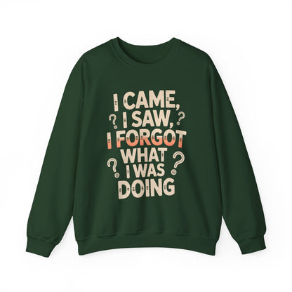 "I Came, I Saw, I Forgot What I Was Doing" Vintage Sweatshirt