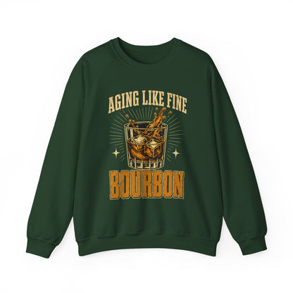 "Aging Like Fine Bourbon" Vintage Sweatshirt