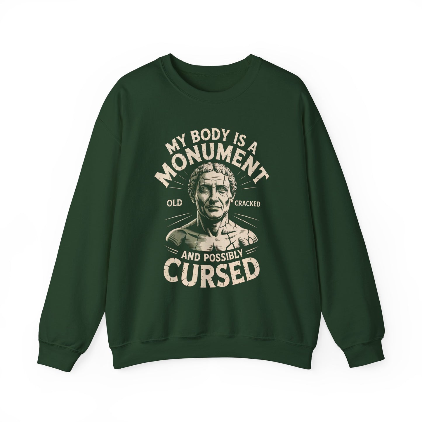 "My Body Is a Monument" Vintage Sweatshirt