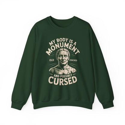 "My Body Is a Monument" Vintage Sweatshirt