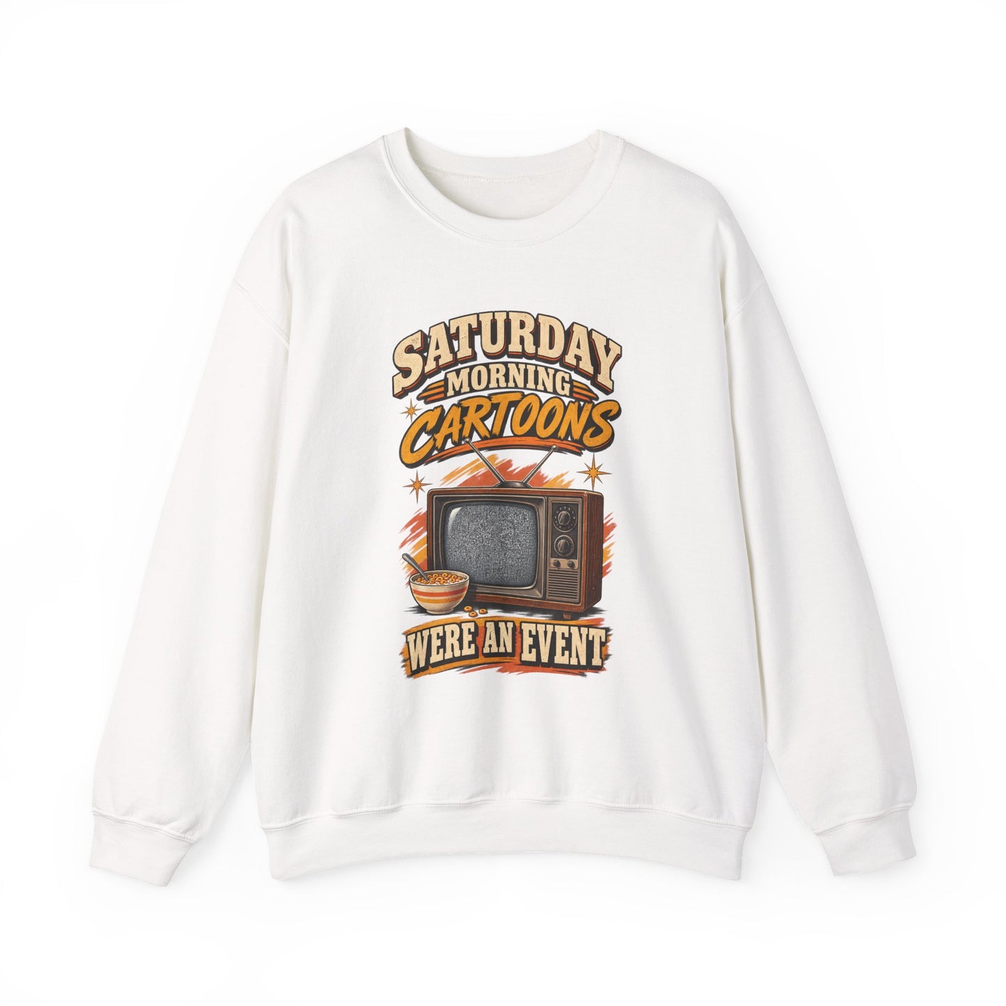 "Saturday Morning Cartoons Were an Event" Vintage Sweatshirt
