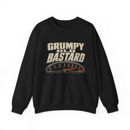 "Grumpy Old Bastard Approach with Caution" Vintage Sweatshirt