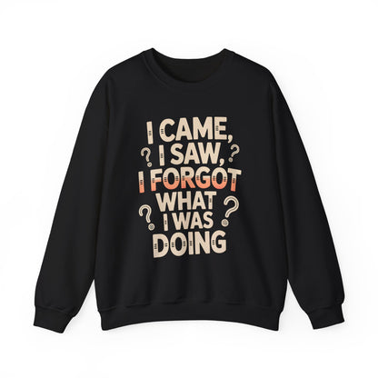 "I Came, I Saw, I Forgot What I Was Doing" Vintage Sweatshirt