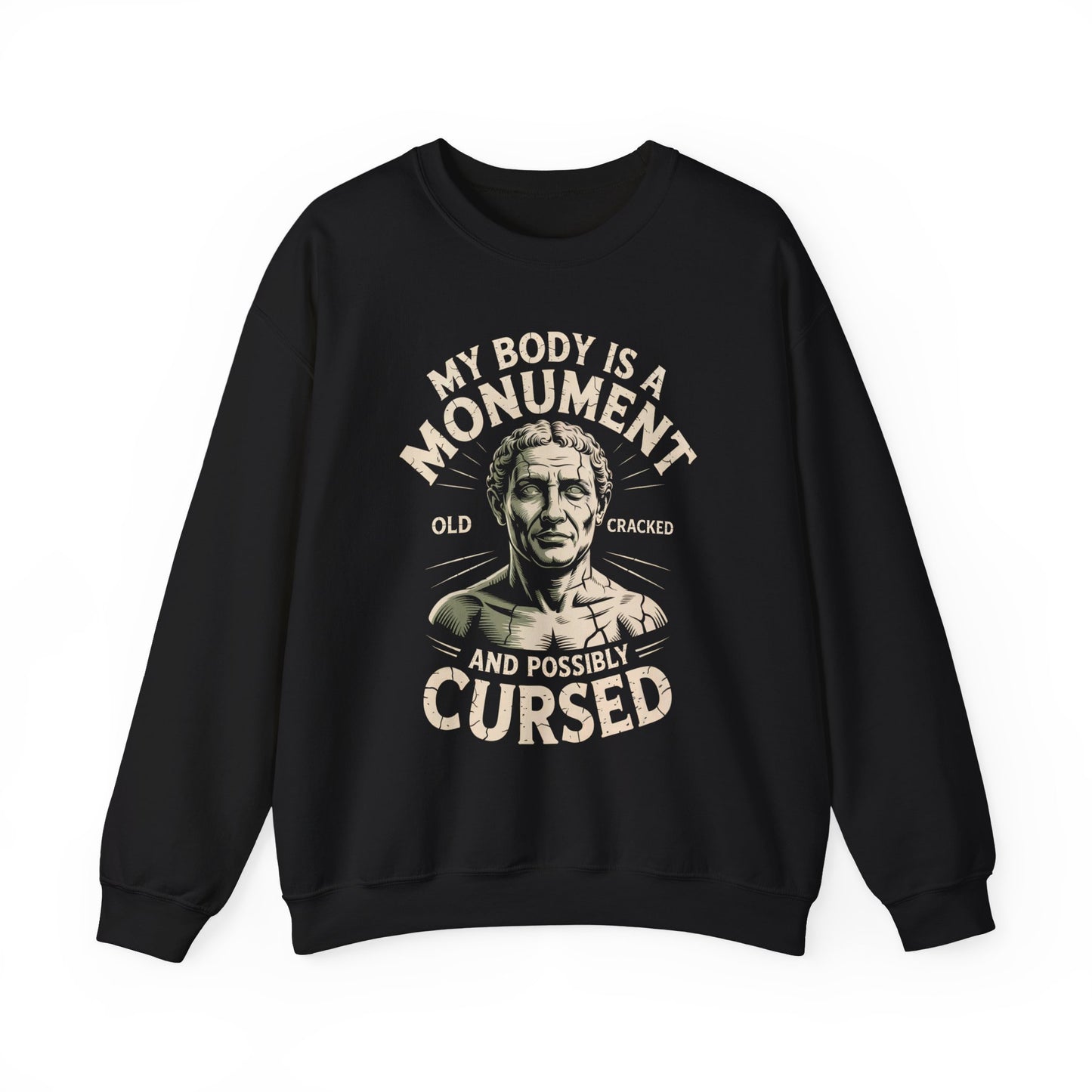 "My Body Is a Monument" Vintage Sweatshirt
