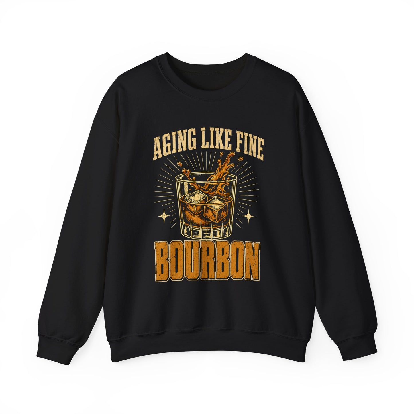 "Aging Like Fine Bourbon" Vintage Sweatshirt