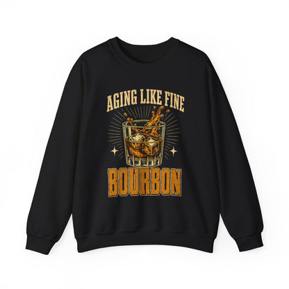 "Aging Like Fine Bourbon" Vintage Sweatshirt