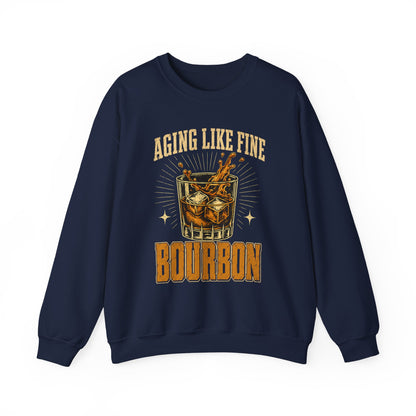"Aging Like Fine Bourbon" Vintage Sweatshirt