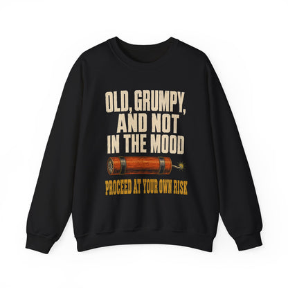"Old, Grumpy and Not in the Mood" Vintage Sweatshirt