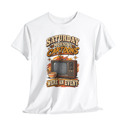 "Saturday Morning Cartoons Were an Event" Vintage T-Shirt