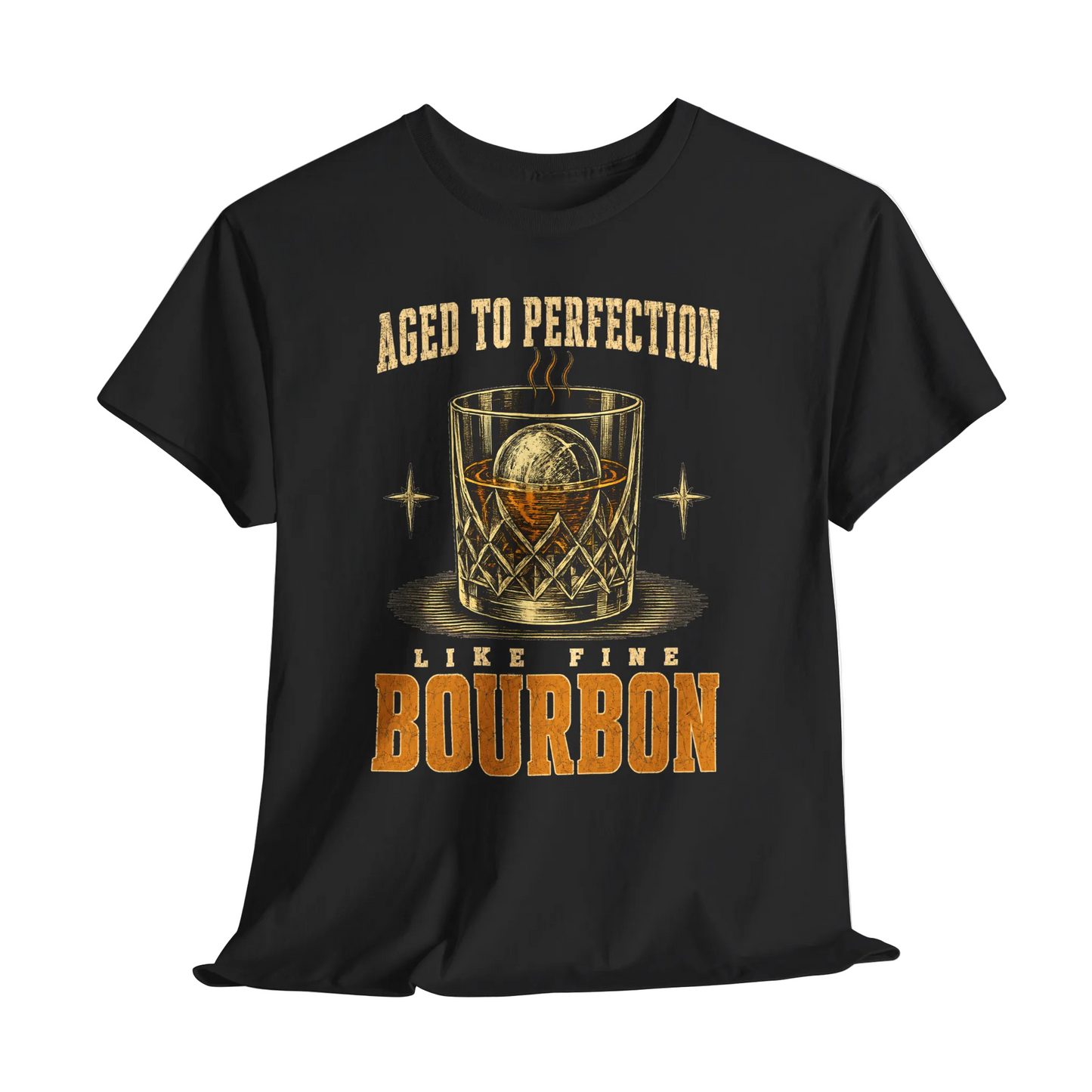 "Aged To Perfection Like Fine Bourbon" Whiskey Lover T-Shirt