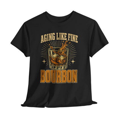 "Aging Like Fine Bourbon" Vintage T-Shirt
