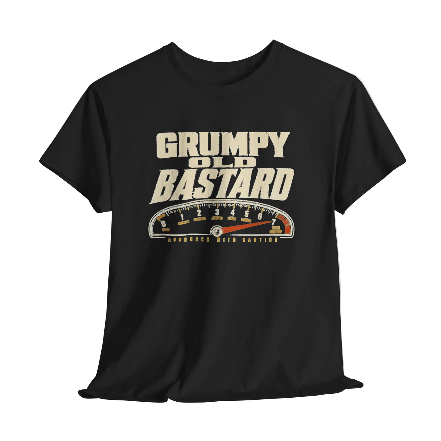 "Grumpy Old Bastard Approach with Caution" Vintage T-Shirt