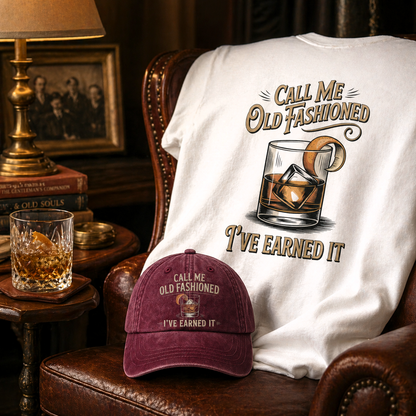 "Call Me Old Fashioned I’ve Earned It" Vintage T-Shirt