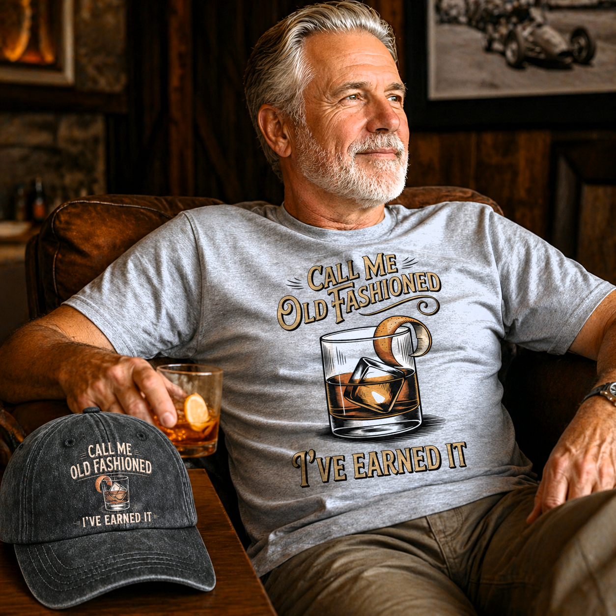 "Call Me Old Fashioned I’ve Earned It" Vintage T-Shirt