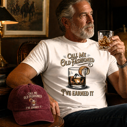 "Call Me Old Fashioned I’ve Earned It" Vintage T-Shirt