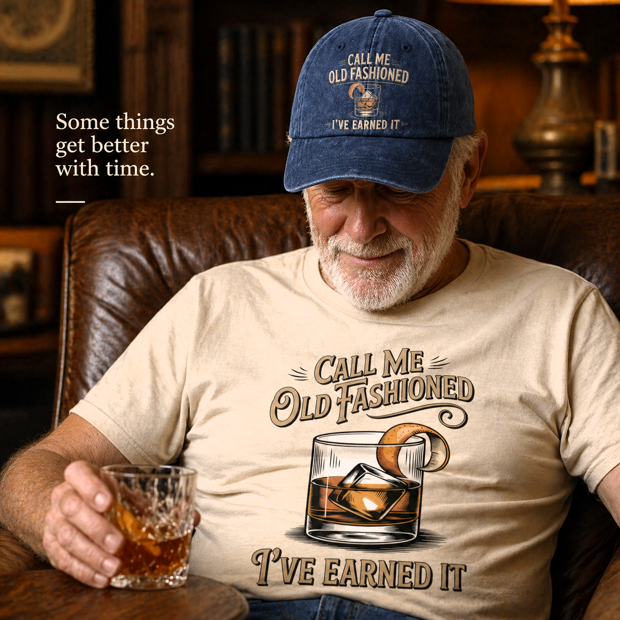 "Call Me Old Fashioned I’ve Earned It" Vintage T-Shirt