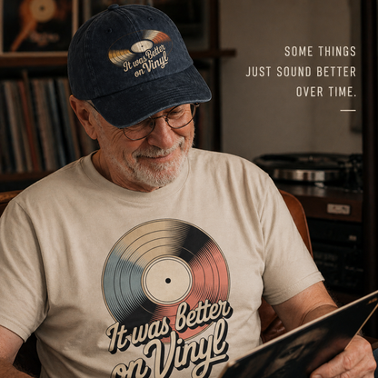 "It Was Better On Vinyl" Vintage T-Shirt