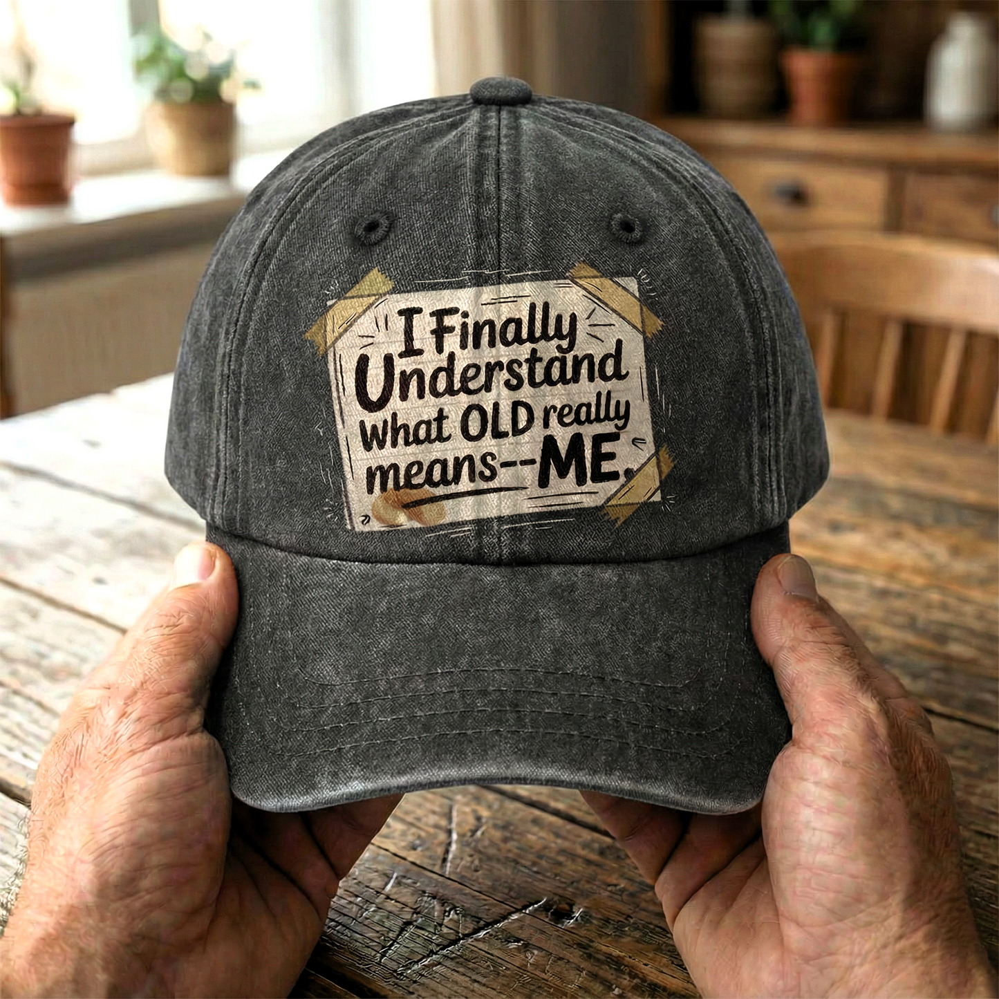 “I Finally Understand What OLD Really Means – ME” Doodle Note Classic Cap