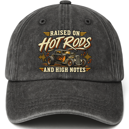 Black vintage washed cap with Find Your Undertone Before You Pick A Palette printed front design