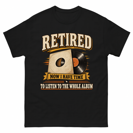 Black vintage t-shirt with 37 time for the whole album ideogram 4x printed front design