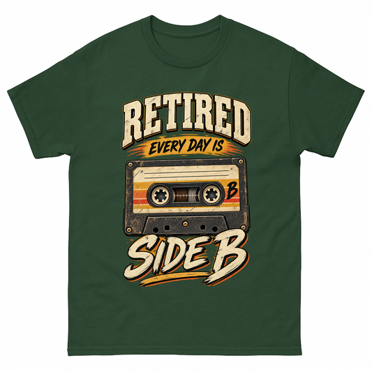 Forest Green vintage t-shirt with 38 every day is side b ideogram 4x printed front design
