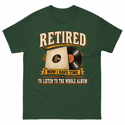 Forest Green vintage t-shirt with 37 time for the whole album ideogram 4x printed front design