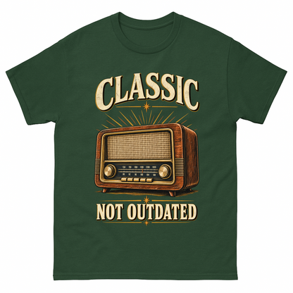 Forest Green vintage t-shirt with 44 classic not outdated ideogram 4x printed front design