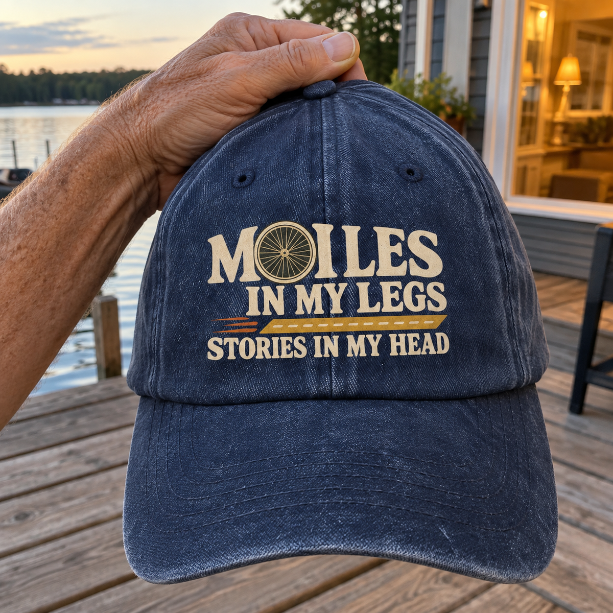 In My Legs. Stories In My Head” slogan