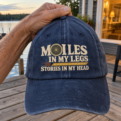In My Legs. Stories In My Head” slogan