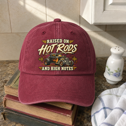 Vintage washed cap with printed Find Your Undertone Before You Pick A Palette design