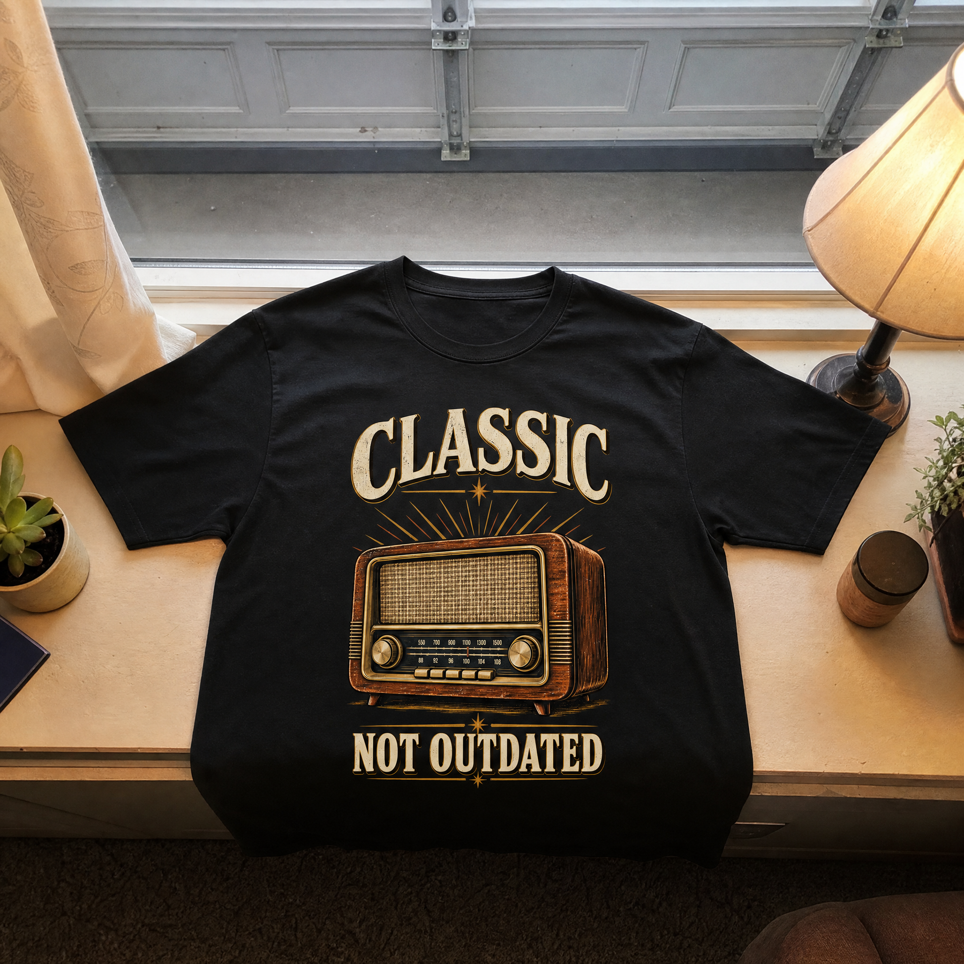 Vintage t-shirt with printed 44 classic not outdated ideogram 4x design