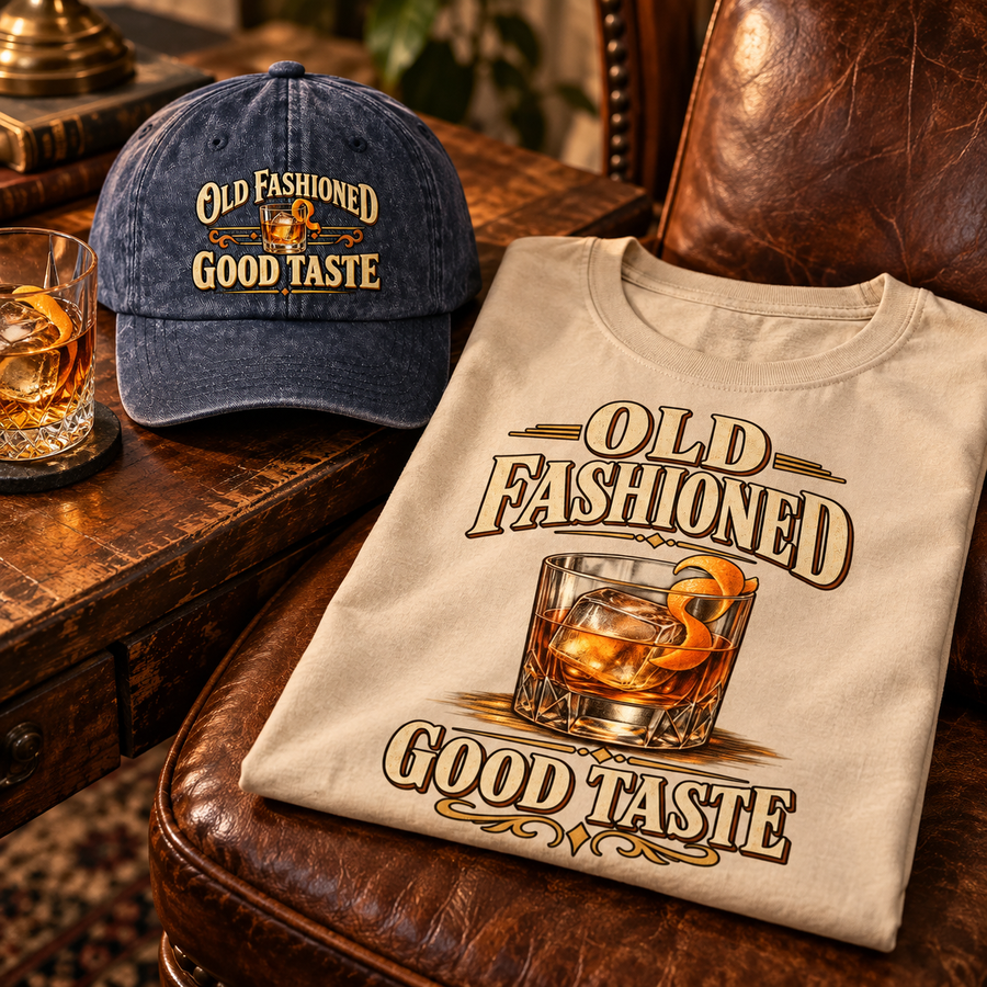 "Old Fashioned Good Taste" Vintage Washed Cap